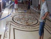 đá hoa cương nền nhà kem hoa văn tự  nhiên
