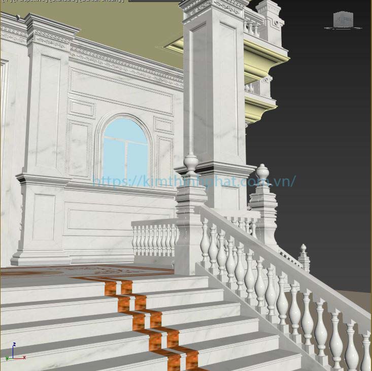 Đá Hoa Cương Cầu Thang