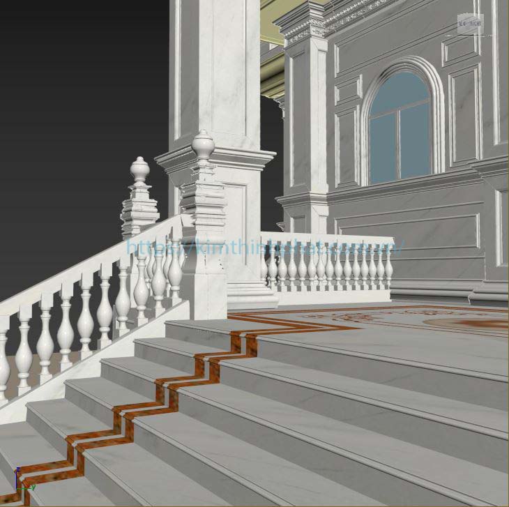 Đá Hoa Cương Cầu Thang