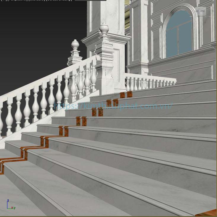 Đá Hoa Cương Cầu Thang