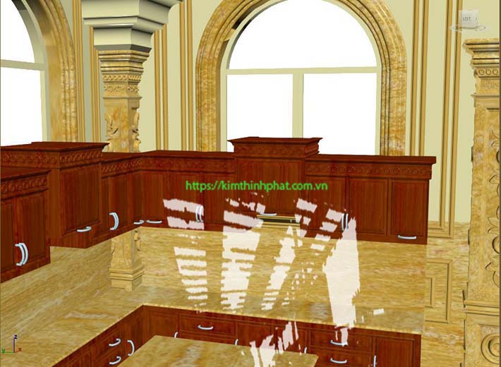 Đá hoa cương bếp kim thịnh phát